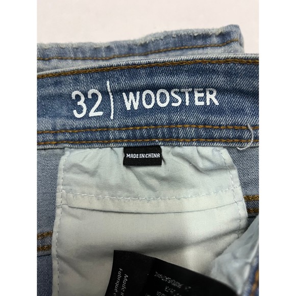 BlankNYC Wooster Slim Fit Mens Distressed Jeans Size 32 x 32 - Picture 4 of 10